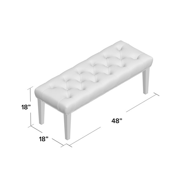 House of Hampton® Stockbridge Upholstered Bedroom Bench & Reviews Wayfair